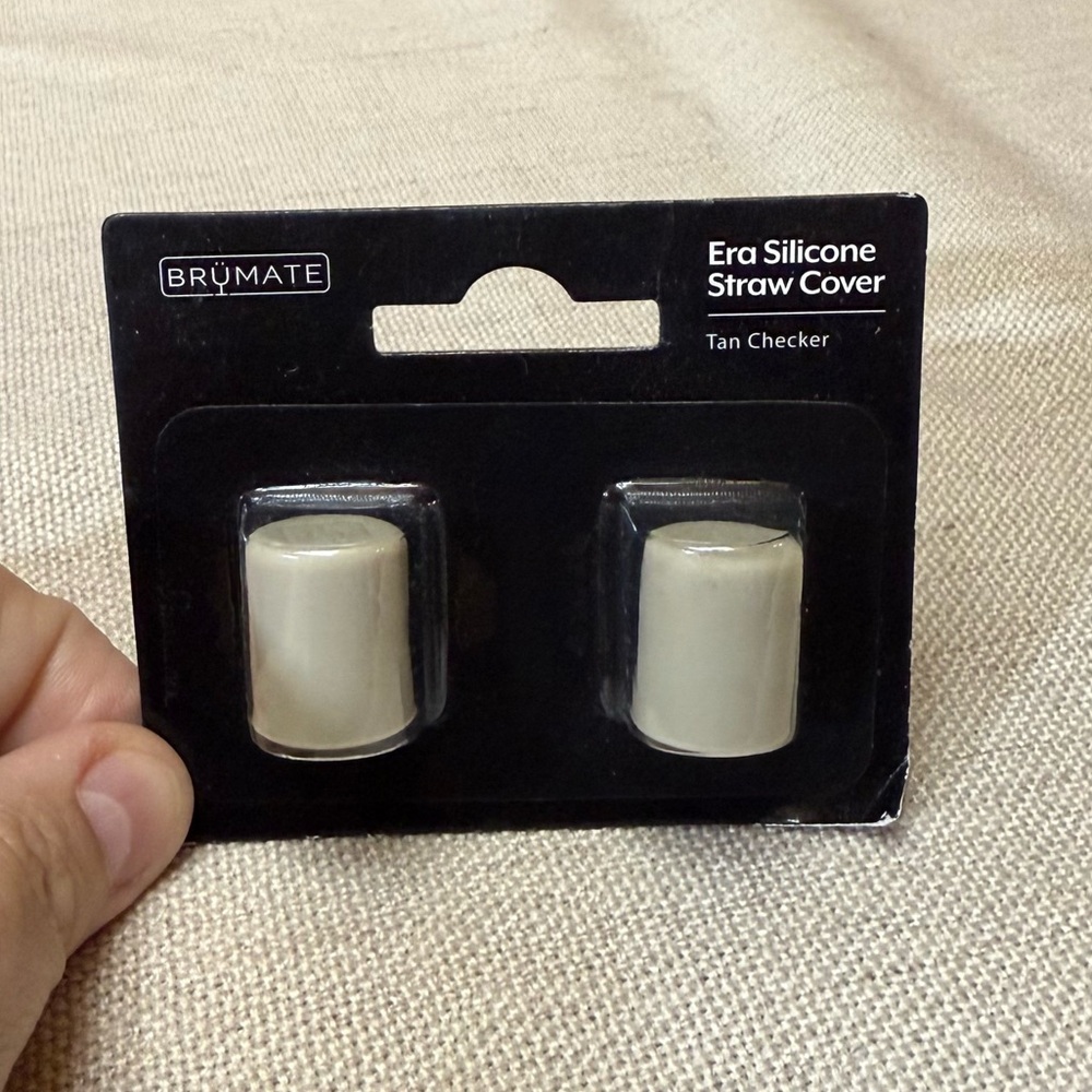 TAN CHECKER Brumate Magnetic STRAW COVERS